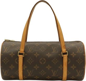 Louis Vuitton Brown Coated/Waterproof Canvas Papillon 26 (Authentic Pre-Loved)