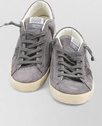 Golden Goose leather super star low-top sneakers