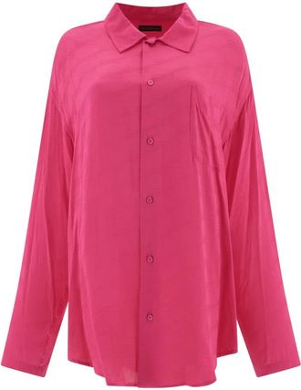 Balenciaga Dames, Blouses & Shirts, Roze, Maat: XS Viscose