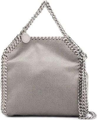 Stella McCartney Tiny Falabella Tote - Dames - Shoppers - Grijs - ONE Size - Leer - Tassen