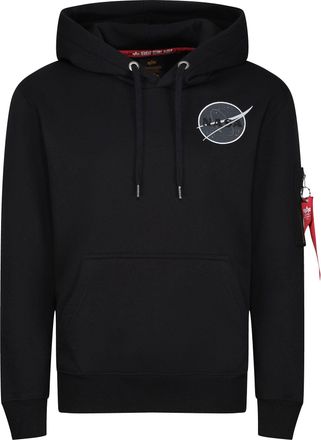 Alpha Industries Alpha Industries Mens Dark Side Hoody Black Reflective - Size X-Large