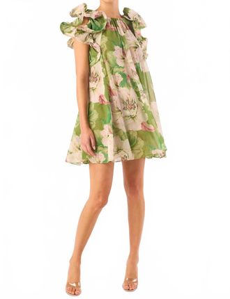 Misa Flora Mini Dress In In Full Bloom