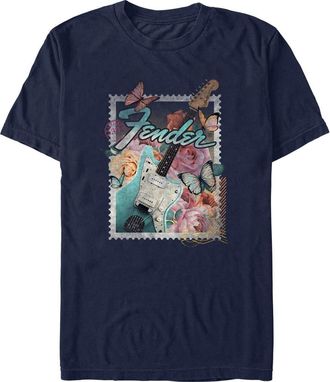 Fender Mens Fender Stamp Electric Guitar Graphic T-Shirt in Navy Blue at Nordstrom, Size Xxx-Large