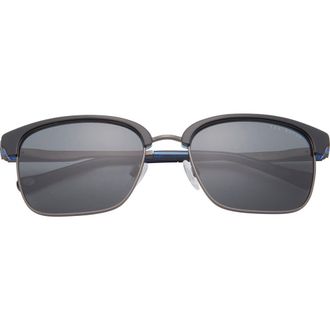 Ted Baker 55mm Square Polarized Sunglasses in Black at Nordstrom Rack