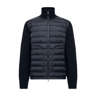 Moncler Heren, Jassen, Blauw, Maat: L
