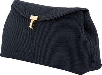 Toteme Womens Clutch Black Canvas