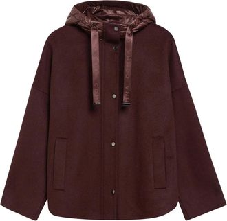 Comma Winterjassen - Dames - Winterjassen - Paars - M - Leer - Jassen