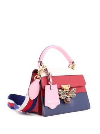 Gucci Queen Margaret Top Handle Bag Colorblock Leather Small satchel - Veelkleurig