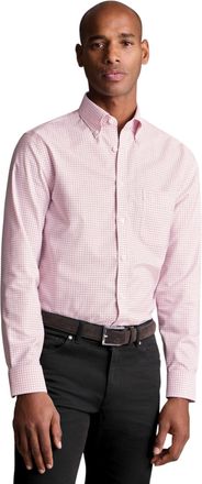 CHARLES TYRWHITT Non-Iron Stretch Oxford Check Shirt
