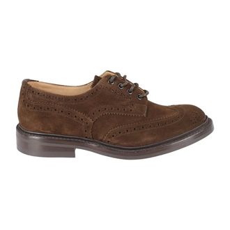 Trickers Laced Shoes, male, Brown, Size: 10 1/2 US Bourton Country Shoe