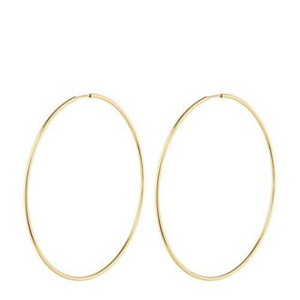 Pilgrim gold plated oorbellen Sanne X-Large