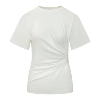 Pinko T-Shirts, female, White, Size: XS Mary T-shirt