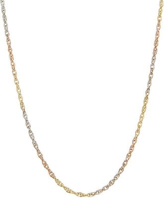 Italian Gold, Inc 10K 2.5Mm Cable Double Link Necklace
