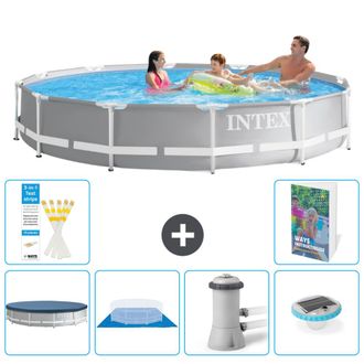 Intex Piscina Prism Frame Redonda - 366x76 Cm - 7-piezas S74