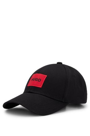 HUGO BOSS Baseball Cap HUGO Men-X 581-RL, Herren, schwarz, Twill, Baumwolle, Caps Baseball Cap, mit Markenlogo