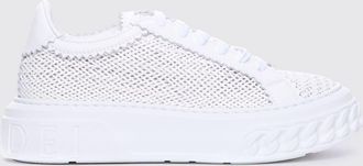 Casadei Sneakers platform in pelle intrecciata