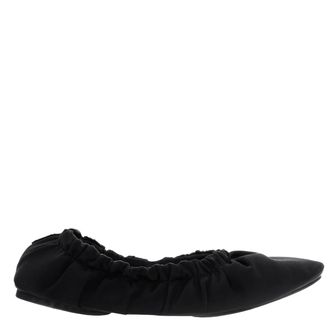 Jimmy Choo London Bardo Satin Ballerina Flats