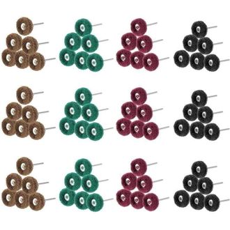 OEM Juego De 80 Discos Abrasivos De Pulido De 25 Mm - Accesorios Para Herramientas Rotativas Dremel, Varios Granos - Crezuo