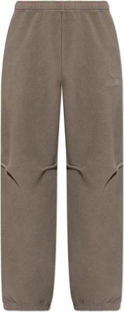 Maison Margiela Fleecebroek - Heren - Wijde Broeken - Bruin - XS - Broeken