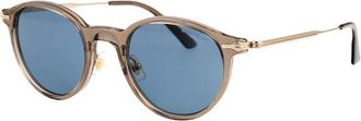 Montblanc Mb 0362S Zonnebril - Heren - Zonnebrillen - Bruin - ONE Size - Accessoires