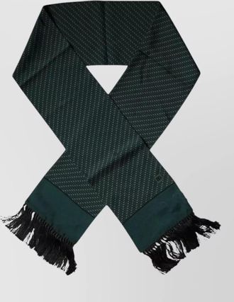 Dolce & Gabbana silk tassel scarf