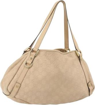 Gucci Pre-owned Vintage GG Canvas Tote - Dames - Vintage Schoudertas - Beige - ONE Size - Vintage