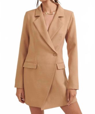 Promesa Blazer Romper In Sand