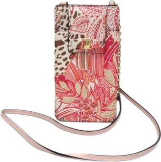 Ferragamo Pre-owned Phone Pouch - Dames - Vintage Schoudertas - Veelkleurig - ONE Size - Leer - Vintage