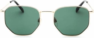 Levi's Green Geometric Unisex Sunglasses LV 1004/S 0J5G-QT