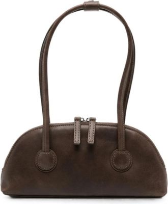 Marge Sherwood Soft Boston Bag - Dames - Schoudertassen - Bruin - ONE Size - Leer - Tassen