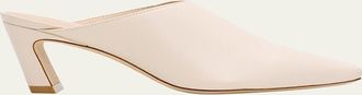 Stuart Weitzman 50mm Stassi Leather Mules