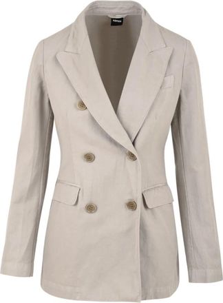 Aspesi Beige Jas voor Dames - Dames - Blazers - Beige - S - Jassen