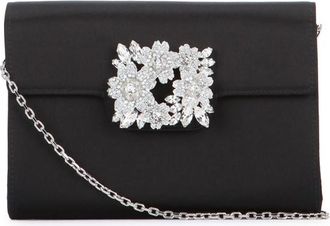Roger Vivier Rv Bouquet Strass Env. Flap Mini