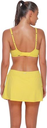 Sunsets Sporty Swim Skirt Bottoms in Pineapple Crepe at Nordstrom, Size X-Large