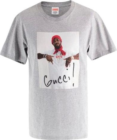 Grey Gucci Mane Short Sleeve T-Shirt Size M