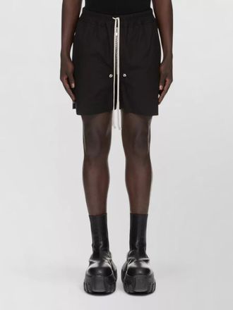 Rick Owens poplin above-the-knee shorts
