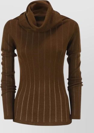 Max Mara silk wool turtleneck sweater
