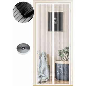 OEM Mosquitera Magn&eacute;tica Para Puertas, Varios Tama&ntilde;os, 120 X 210 Cm, Potentes Imanes, Cierre Autom&aacute;tico, Cortina Para Puertas De Pasillos Y Patios, No Req