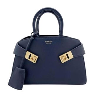 Ferragamo Pre-owned Handbags, female, Blue, Size: ONE SIZE Pre-owned Shoulder Bag