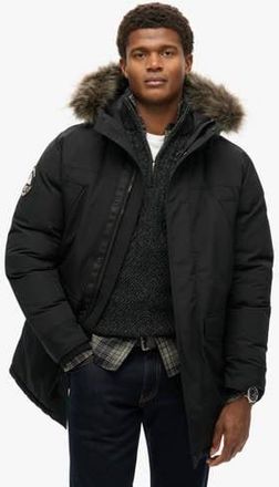 Superdry parka zwart