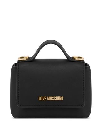 Love Moschino logo-lettering tote bag - Black