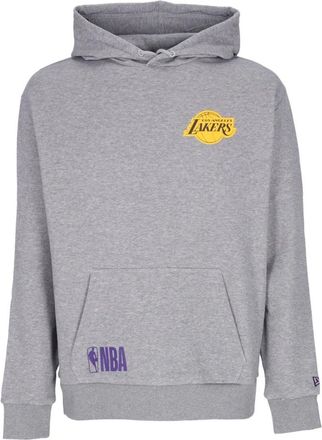 New Era NBA Half Logo Oversized Hoodie - Heren - Hoodies - Grijs - XL - Katoen - Hoodies & sweatvesten