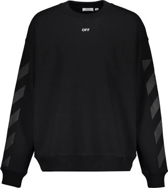 Off-white Sweatshirts, male, Black, XL, Crewneck Sweatshirt