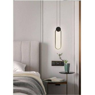 Trade Shop Trade Shop Traesio - Trade Shop - Lp-03 Led Sospension Modern Metal Blue 14w Luz 3000k 4000k 6500k Lp-03