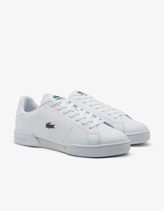 Lacoste Mens Lacoste Mens Carnaby Cup Sneakers - White/White 21G - Size: 11