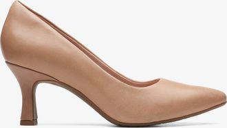 Clarks Kataleyna Gem Warme Beige Lea Schoenen