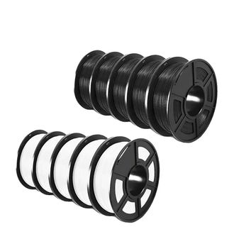 OEM Filamento 3d, Material Ecol&oacute;gico, Excelente Calidad De Impresi&oacute;n, Pla Mate 5bk 5wt