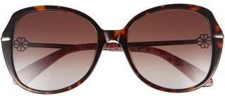 Kate Spade New York taliyahgs 57mm round sunglasses in Havana at Nordstrom Rack