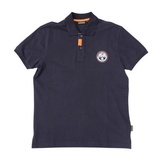 Napapijri Polo Shirts, male, Blue, Size: M 1761 BLU Marine