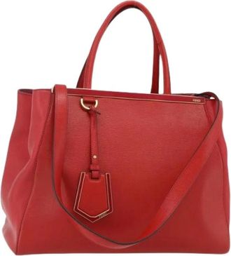 Fendi Pre-owned Tote Bags, female, Red, Size: ONE SIZE Pre-owned Vintage Tote Bag